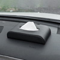 Porte-mouchoirs universel en cuir PU pour voiture, étui créatif pour serviettes, pour tableau de bord, porte latérale, adapté à Honda, Toyota, Ford, BMW, Benz