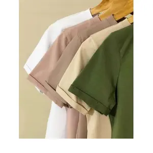 Best Quality Heavyweight Cotton <b>T</b>-<b>shirt</b> Custom Screen Printed Oversized Blank Men's <b>T</b> <b>Shirt</b> <b>Thick</b> Graphic Supplier From BD - Product Image 1