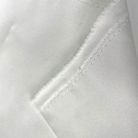 Tissu en suède blanc 100 % polyester tissé chaîne, tissu en suède scuba pour sublimation, tissu en suède microfibre imprimé