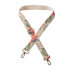 Correa de Tela Floral Beige de 4 cm, Accesorios para Bolsos de Mujer - Product Image 1