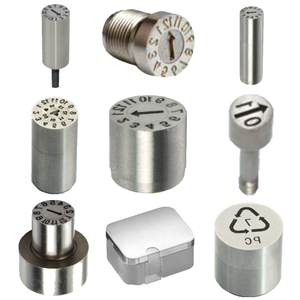 Nhà Máy bán hàng trực tiếp Chất lượng cao kim loại số ngày tem năm tháng ngày ffob stamping tem cho khuôn ép nhựa - Product Image 5