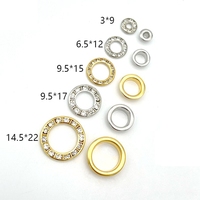 Rivets et œillets métalliques en fer de 3 mm à 6 mm, argentés, dorés, noirs, pour scrapbooking, étiquettes, travaux manuels sur papier
