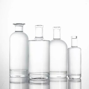 Botellas de Vidrio de Alta Gama para Bar, 500 ml, Selladas con Corcho, Forma Plana, para Tequila, Ginebra, <span class=keywords><strong>Schnapps</strong></span>, Venta al por Mayor - Product Image 4