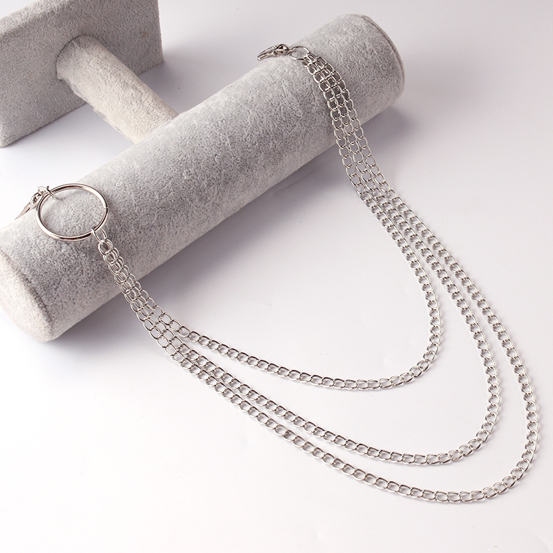 โซ่กางเกงทรงกลมหลายชั้น