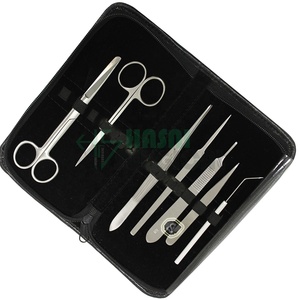 Kit de dissection chirurgicale approuvé CE ISO de vente chaude base la plus vendue d'instruments chirurgicaux pour la pratique de la suture - Product Image 5