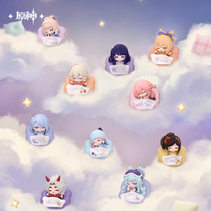 Authentische Genshin Impact Wolkenkissen-Traum-Kühlschrankmagnet-Blindbox, 9 Stück/Set, Chibi-<span class=keywords><strong>Anime</strong></span>-PVC-Figur, Heimdekoration, Sammlerstück, Geschenk - Product Image 2