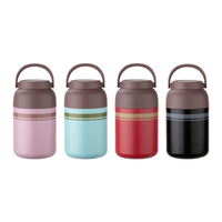 YATAI 800ML 1L Thermos Réutilisable à Vide pour Soupe Chaude, Contenant Alimentaire Isolé à Double Paroi en Acier Inoxydable 304, Boîte à Déjeuner