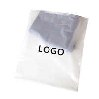 Sac d'emballage personnalisé pour bijoux biodégradables, sac en PVC transparent à fermeture éclair pour vêtements