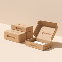 Grandes boîtes en carton ondulé imprimées en couleur, dégradables, pour vêtements, cadeaux, boîtes d'expédition personnalisées avec étiquette, emballage