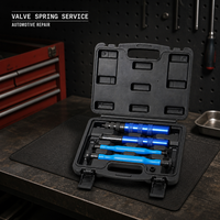 Kit d'outils de compression de ressort de soupape, outil de démontage et d'installation de ressort de soupape de moteur pour la réparation automobile