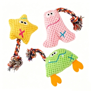 Juguetes Masticables para Perros de Pana, Juguete Interactivo de Peluche para Perros Pequeños y Medianos - Product Image 1