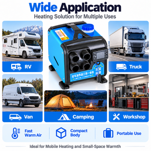 ND02002 เครื่องทำความร้อนน้ำหล่อเย็นไฟฟ้าแบบพกพาออลอินวัน 5Kw 8Kw ระบบอัตโนมัติ 12V/24V สำหรับใช้งานกลางแจ้ง - Product Image 5