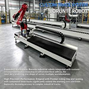 Bras robotisé industriel 6 axes de haute précision (répétabilité ±0,05 mm) sur rail linéaire pour soudage mobile, palettisation et chargement CNC - Product Image 5