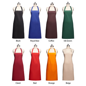 100% delantal de algodón camareros barista delantal restaurante cocina delantal logotipo personalizado - Product Image 4