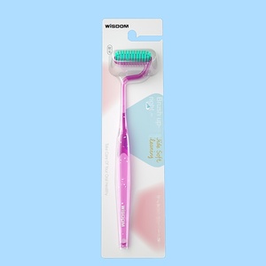 <span class=keywords><strong>Cepillo</strong></span> de Dientes Horizontal Suave WISDOM, Forma de S, PBT de Alta Calidad, Limpieza y Masaje de Encías, Plástico Vertical con Articulación Especial <span class=keywords><strong>para</strong></span> Adultos, Uso Doméstico - Product Image 3