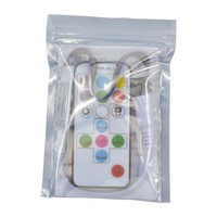 Contrôleur LED SPI RF SP104E pour bandes WS2812B, 17 touches, DC5V-24V, max 900 circuits intégrés, plastique ABS, garantie 2 ans