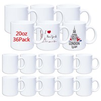 Mug en céramique blanc de 11 oz avec logo personnalisé, céramique OEM, décalcomanie haute température et sublimation pour cadeau souvenir, chaîne de supermarchés