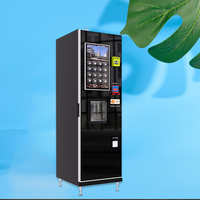 Machine à café expresso Bean-to-Cup pour boissons chaudes, prix idéal pour tous les marchés / accepteur de pièces / accepteur de billets / lecteur de cartes