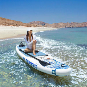 บอร์ดโพลีเอสเตอร์แบบยืนทำจาก PVC คุณภาพสูงบอร์ดแพดเดิลบอร์ดแบบยืนได้พร้อมสายจูงอลูมิเนียมและชุดซ่อม-ทะเลสาบแม่น้ำใช้ - Product Image 3