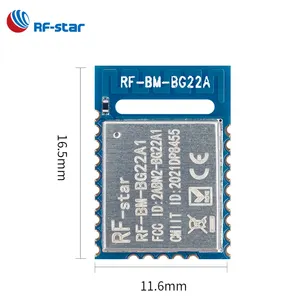 Uzun menzilli EFR32BG22 Bluetooth LE modülü 0 dBm uzaktan kumanda için Bluetooth 5.2 kablosuz rf modülleri