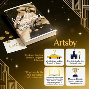 El gran Gatsby de F. Scott Fitzgerald. <span class=keywords><strong>La</strong></span> <span class=keywords><strong>novela</strong></span> literaria clásica definitiva y de renombre mundial sobre el sueño americano, una tragedia del amor - Product Image 3