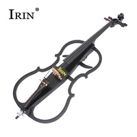 IRIN High-Grade Professional 4/4 Electronic Cello Stage Stringed Instrument Featuring Brazil Wood Bow AC-03B