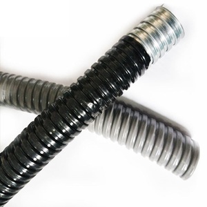 8mm <span class=keywords><strong>5</strong></span>/16 "Conduit métallique flexible GI ondulé enduit de PVC étanche électrique pour système solaire - Product Image 1