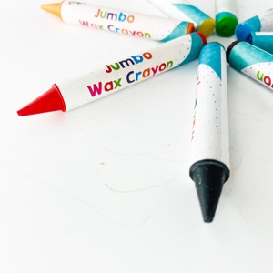 Crayons de cire flexibles colorés de qualité supérieure pour enfants, en vrac - Product Image 4
