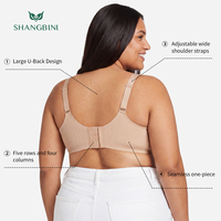 Soutien-gorge sans fil en soie glacée rafraîchissante SHANGBINI, grande taille, bralette perforée découpée au laser, logo personnalisé, fournisseur OEM ODM