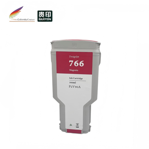 Cartouche d'encre pigmentée remanufacturée 300 ml avec puce pour traceur industriel HP 766 DesignJet XL 3600 <span class=keywords><strong>T3600</strong></span> - Product Image 3