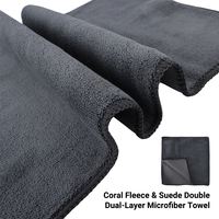 Chiffons en microfibre en gros 30x40, chiffons en microfibre pour lavage de voiture, chiffons de nettoyage industriels en microfibre pour le nettoyage et le séchage des voitures