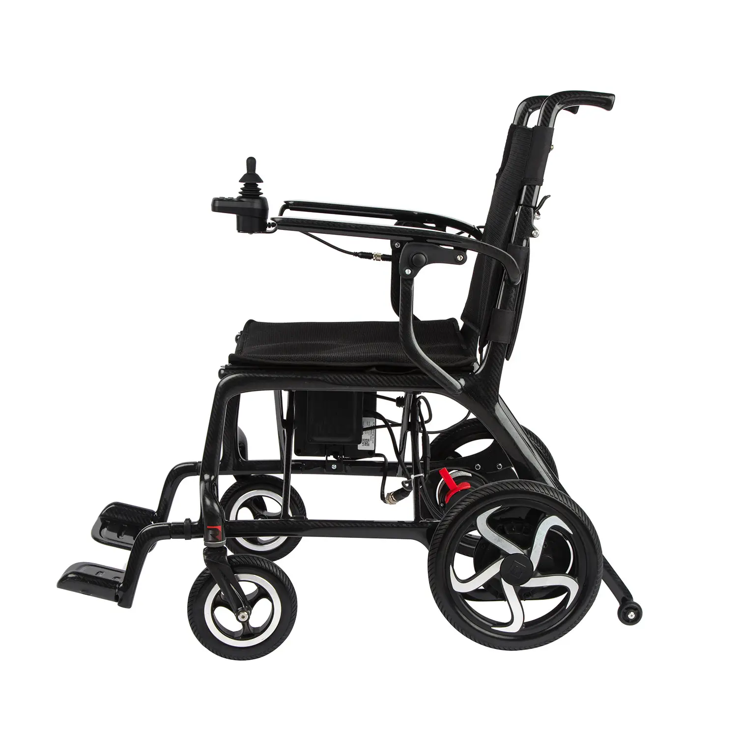 New Arrival 300 lbs Strong Loading 300W Brushless Motor Light Weight Carbon Fiber Power Electric Folding Wheelchair