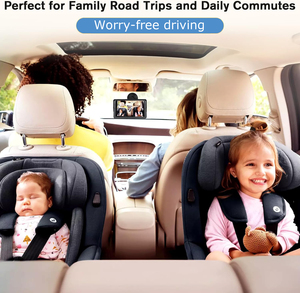 Nouvelle <span class=keywords><strong>caméra</strong></span> de voiture pour bébé <span class=keywords><strong>pas</strong></span> chère avec écran LCD TFT 7 pouces et double <span class=keywords><strong>caméra</strong></span> 1080p vision nocturne filaire - Product Image 4