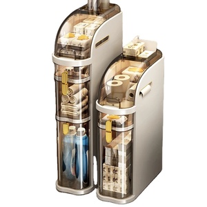 Meuble de Rangement à Tiroirs Ultra-Étroit pour Salle de Bain, Étagère de Cuisine Fissure/Fente - Product Image 1