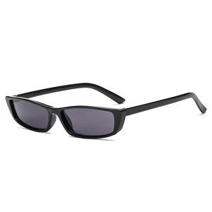 Lunettes de soleil tendance, monture noire, verres AC, protection UV385, style streetwear unisexe - Product Image 2