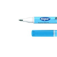 SGU01 SIPA Usine Métal Pointe Glitter Liquide Colle Stylo Bleu à Transparent pour Arts et Artisanat
