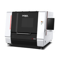 Máquina de Corte Láser de Fibra CNC DF1313 de Tipo Cerrado, Cortadora de Chapa Metálica de Alta Precisión para la Fabricación de Piezas Metálicas Personalizadas