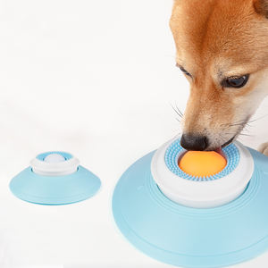 थोक पोर्टेबल ठोस पालतू लाइसेंकिंग प्लेट कुत्ते खाद्य डिस्पेंसर कटोरे खुफिया प्रशिक्षण खिलौना बाहर के लिए छोटे बड़े कुत्तों के लिए - Product Image 1