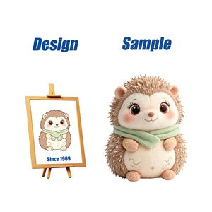 Shengye, fabricant et fournisseur de jouets : Lapin en peluche brodé, sûr pour la peau, avec oreilles verticales, modèle Courier Bunny, pour décoration de chambre d'enfant - Product Image 6