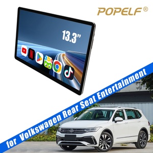 Moniteur d'appuie-tête de voiture universel 13,3 pouces Android 14 Écran tactile IPS 1080P Affichage de divertissement pour sièges arrière WiFi Mirror Link - Product Image 1