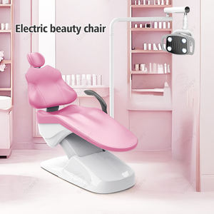 Fauteuil dentaire pliable électrique pour salon de beauté, en métal et plastique, avec structure en acier - Product Image 1