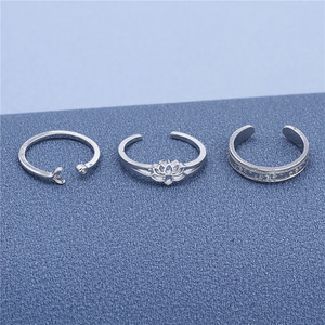 Bague de <span class=keywords><strong>pied</strong></span> créative pour l'été et la plage, plaquée cuivre et <span class=keywords><strong>or</strong></span> 18 carats, ouverte et ajustable - Product Image 5