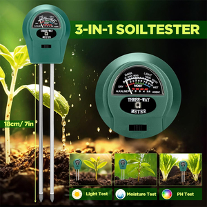 3 trong 1 đất thử nghiệm thử nghiệm kit của độ ẩm pH và ánh sáng độ ẩm đất mét nhà máy cho trong nhà ngoài trời cây làm vườn nông nghiệp - Product Image 2