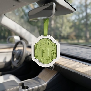 Vente en gros de fleurs en plâtre de paraffine multi-saveurs au parfum longue durée, design Art Déco, pour rafraîchir l'air des voitures et des placards - Product Image 1