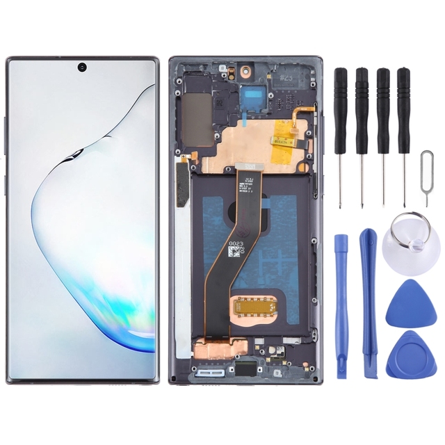 For Samsung Galaxy Note10+ SM-N975 6.67 inch OLED LCD Screen Digitizer Full Assembly with Frame Replacement LCD Screen