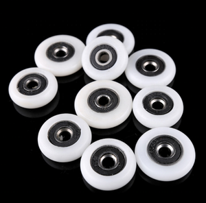 Roues <span class=keywords><strong>de</strong></span> guidage en nylon au design moderne Rouleaux <span class=keywords><strong>de</strong></span> poulie POM <span class=keywords><strong>pour</strong></span> accessoires <span class=keywords><strong>de</strong></span> <span class=keywords><strong>porte</strong></span> et fenêtre Roue <span class=keywords><strong>de</strong></span> tente à rail droit et incurvé Salle <span class=keywords><strong>de</strong></span> bain - Product Image 4