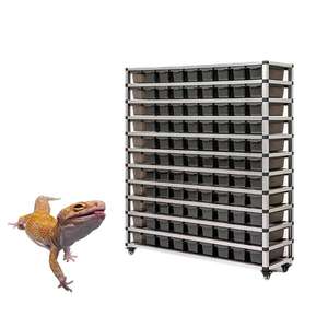 Reptielen Behuizing Rack Hide Kooien Vitrine Tank Invoerbox Systeem Aangepaste Slangenrekken En Slangenkuipen - Product Image 1