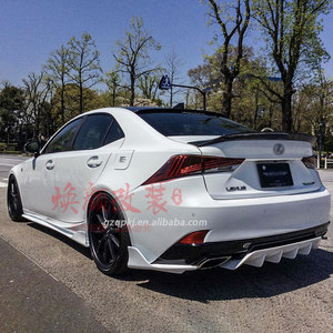 Kit carbone ARTISAN pour Lexus IS300 2017 et 2018, spoiler avant en fibre de carbone, lèvre arrière, jupe latérale de carrosserie après un scooter - Product Image 6