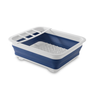 Household Kitchen Tools Foldable Drain Organizer Collapsible Dish <b>Drying</b> Basket <b>Rack</b> - Product Image 5