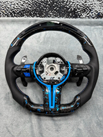 Volant en fibre de carbone personnalisé compatible avec BMW F30 F32 F10 F20 F25 X3 F80 M3 F82 M4, amélioration de l'intérieur